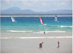 Catamarans on Trial Bay